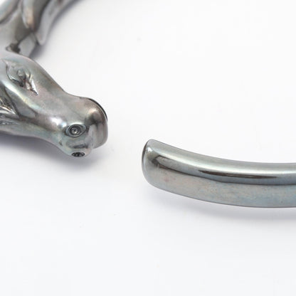 HERMES Cheval Horse Metal Bangle