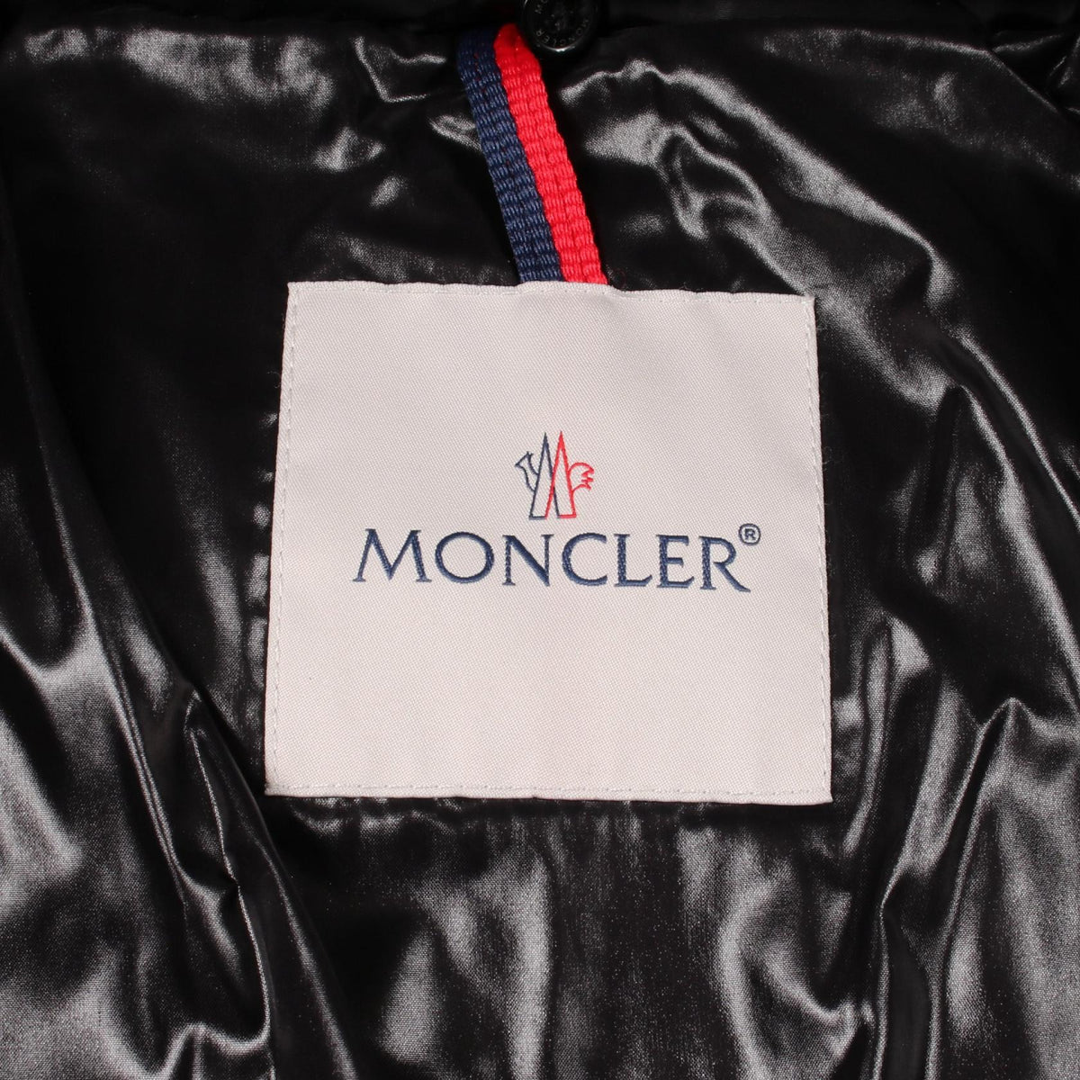 MONCLER TARENTAISE Down Fur Hood Nylon Jacket Black Size 1