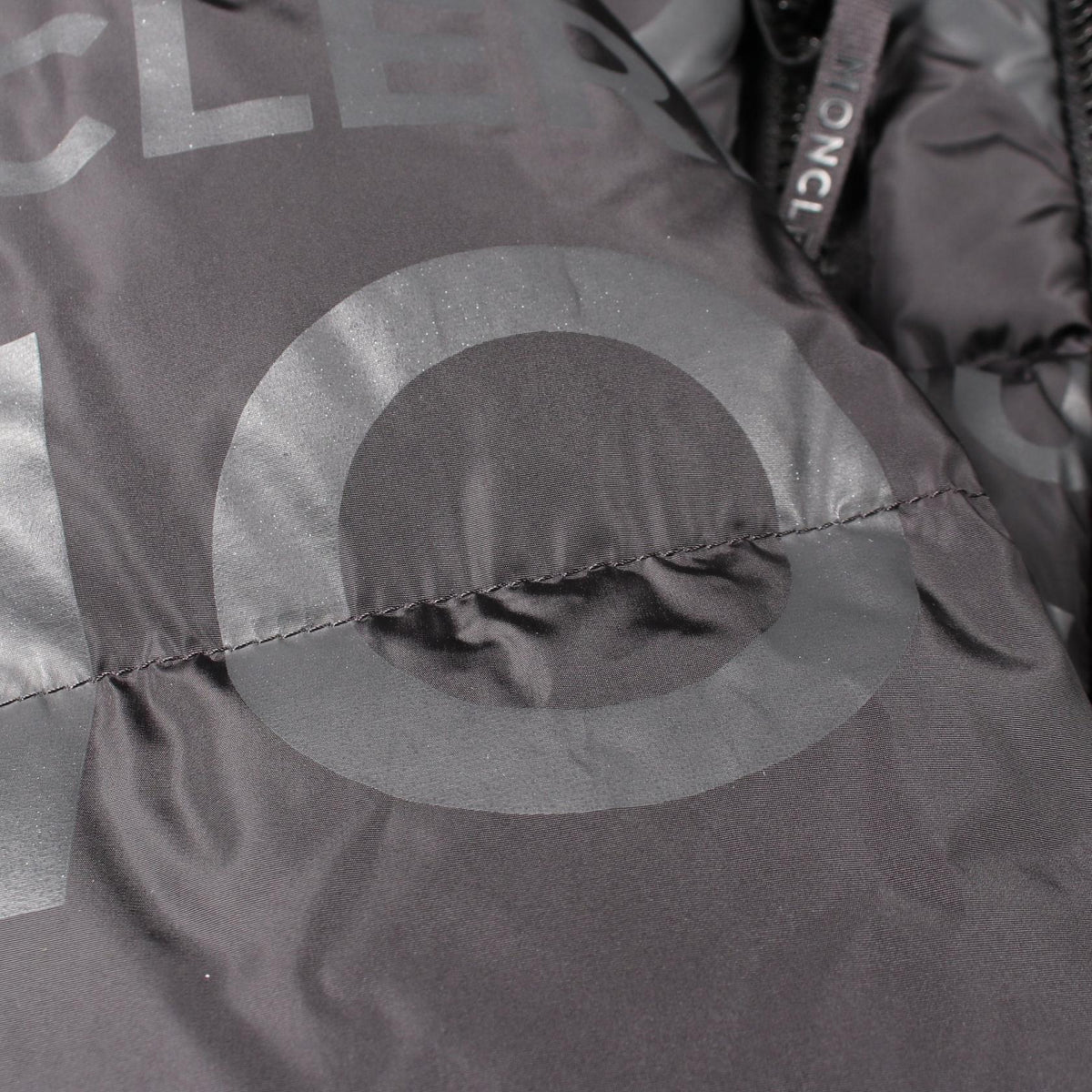MONCLER TARENTAISE Down Fur Hood Nylon Jacket Black Size 1