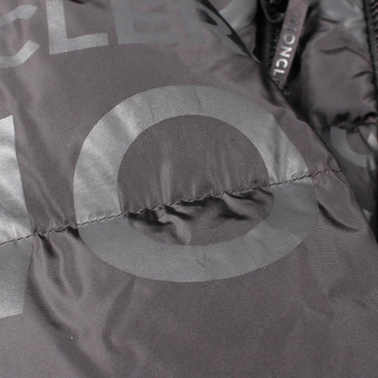 MONCLER TARENTAISE Down Fur Hood Nylon Jacket Black Size 1