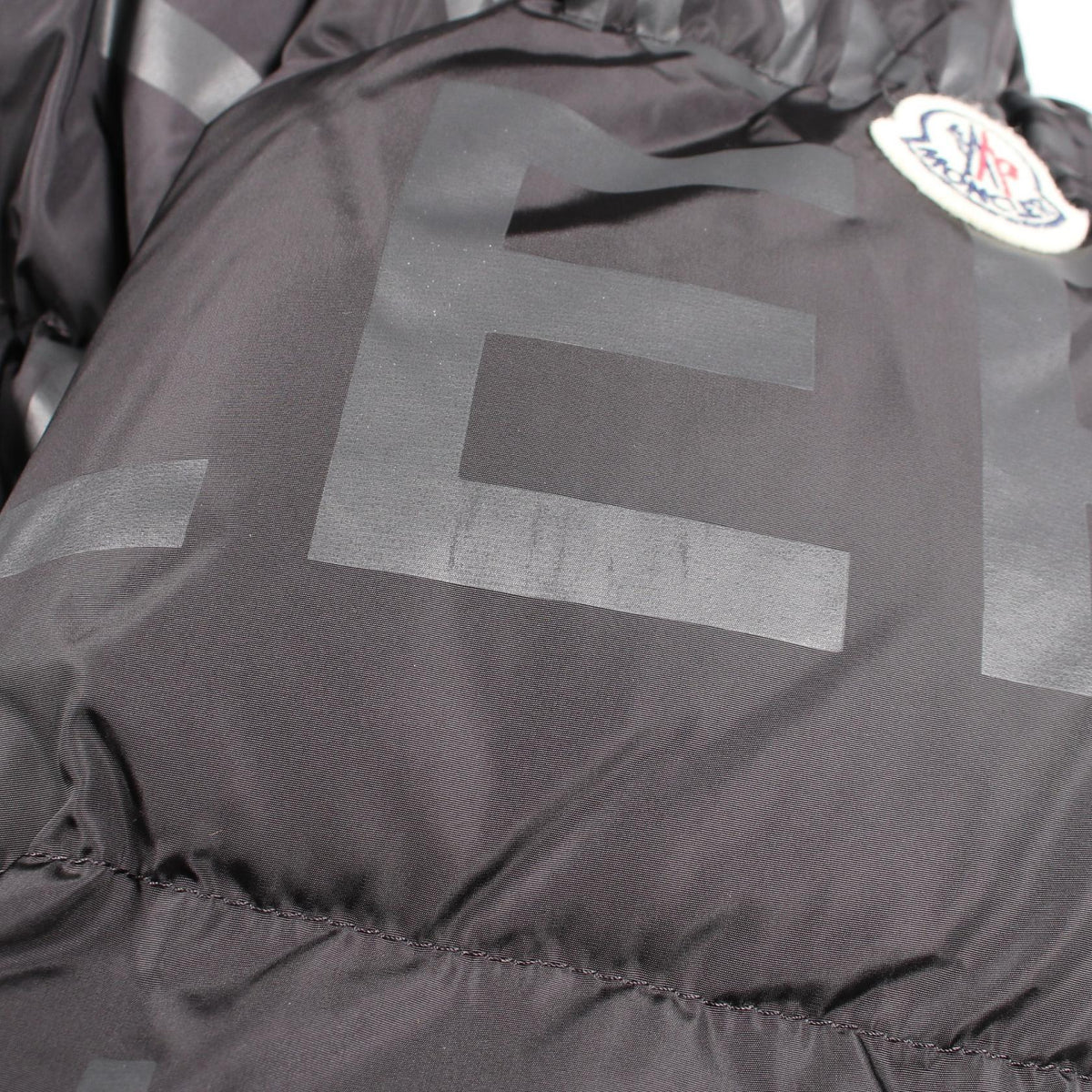 MONCLER TARENTAISE Down Fur Hood Nylon Jacket Black Size 1