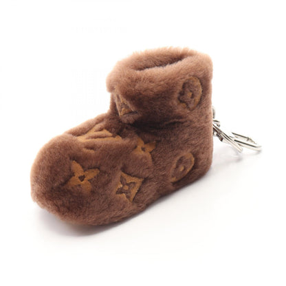 LOUIS VUITTON Monogram Leather Fur Wallet