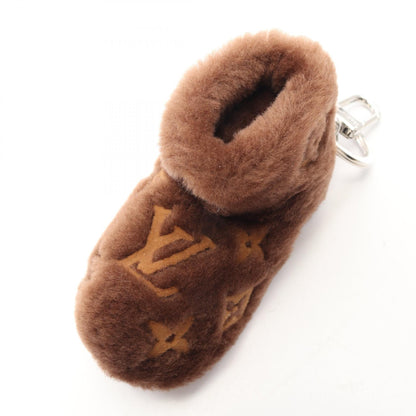 LOUIS VUITTON Monogram Leather Fur Wallet