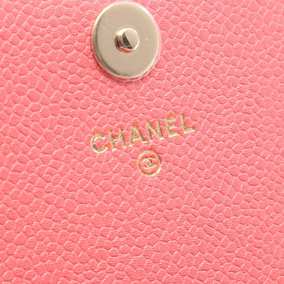 CHANEL Matelasse Caviar Skin Bag Pink