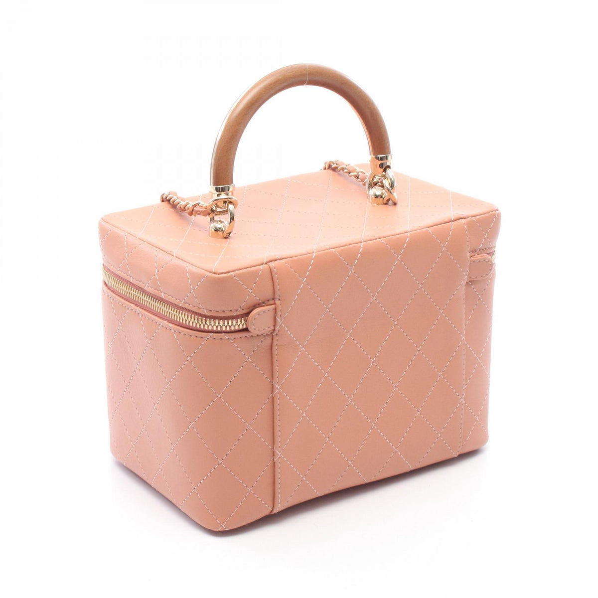 CHANEL Matelasse Leather Shoulder Gold HW Shoulder Bag