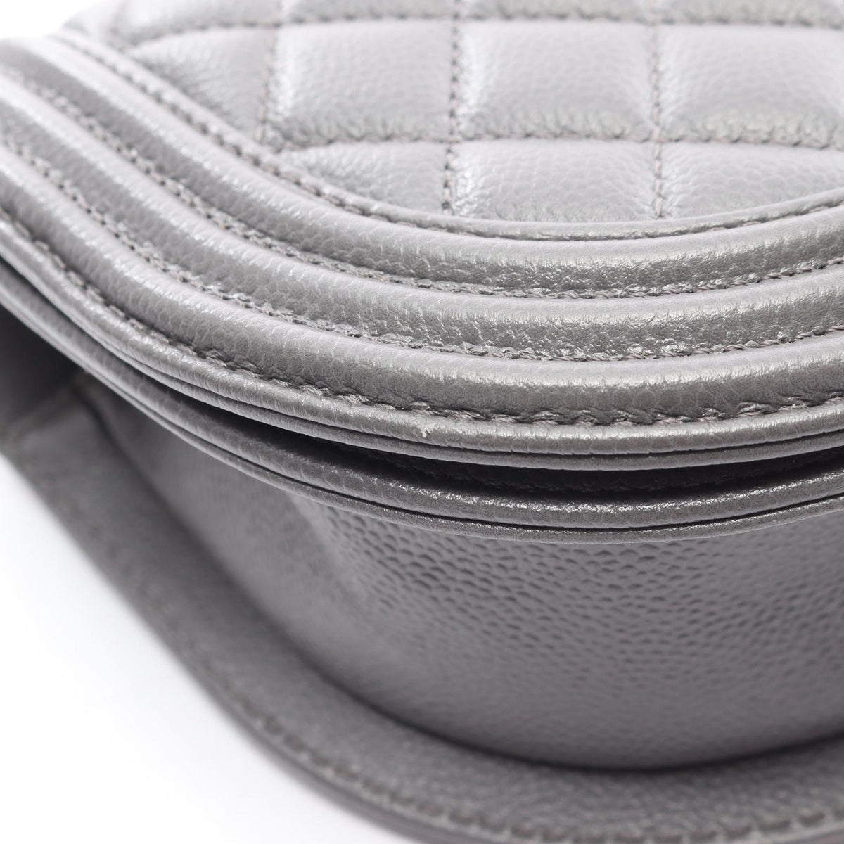 CHANEL Boy Chanel Small Caviar Skin Shoulder Bag