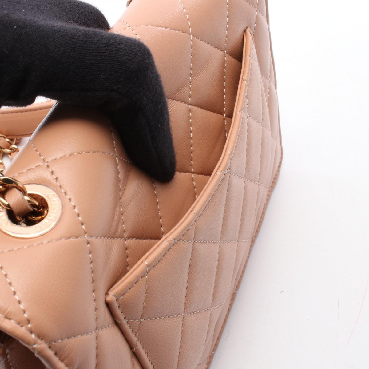 CHANEL Matelasse Lambskin Shoulder Bag