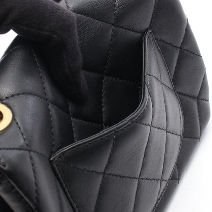 CHANEL Matelasse Mini Flap Bag Black