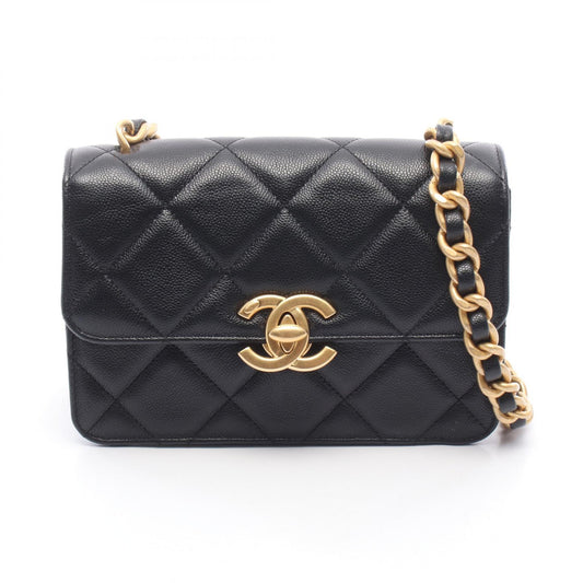 CHANEL Matelasse Small Flap Bag Black