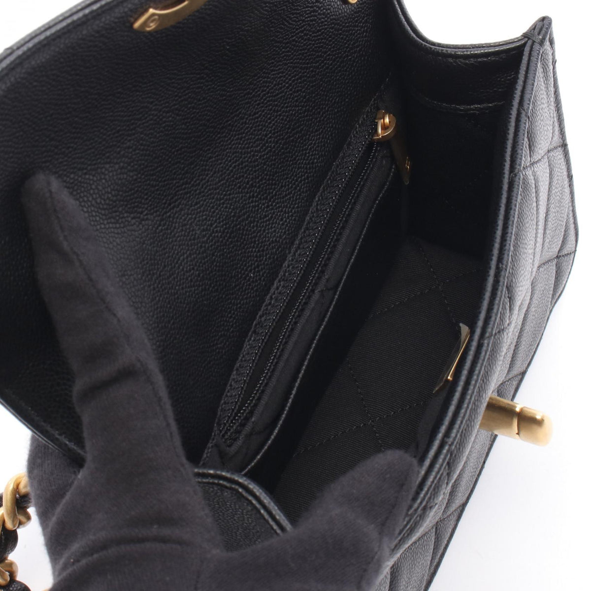 CHANEL Matelasse Small Flap Bag Black