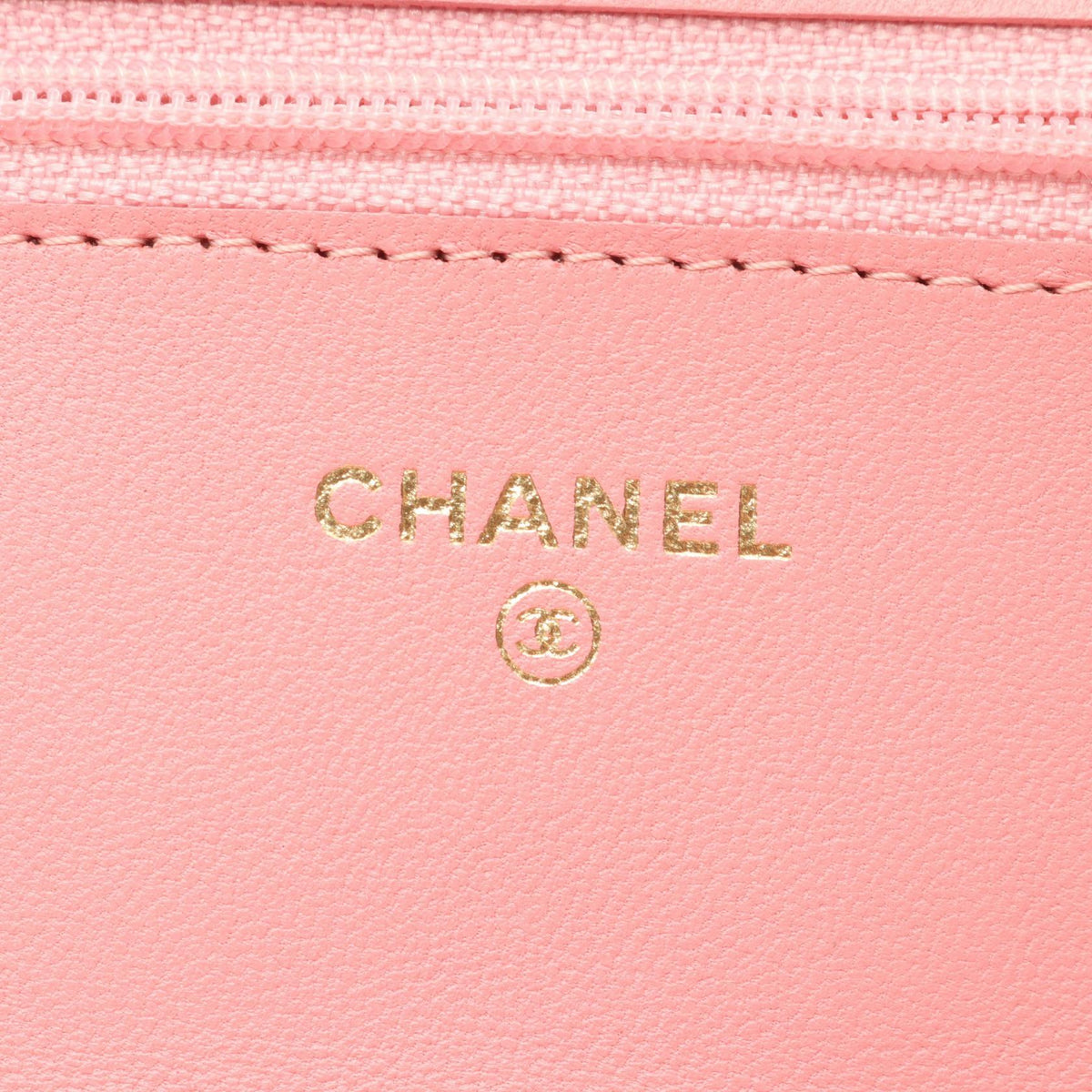 CHANEL Matelasse Shoulder Pink Lambskin Shoulder Bag