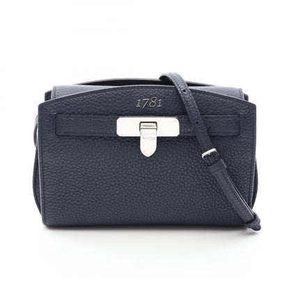 Asprey 1781 Pochette Leather Bag Blue