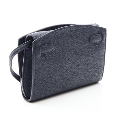 Asprey 1781 Pochette Leather Bag Blue