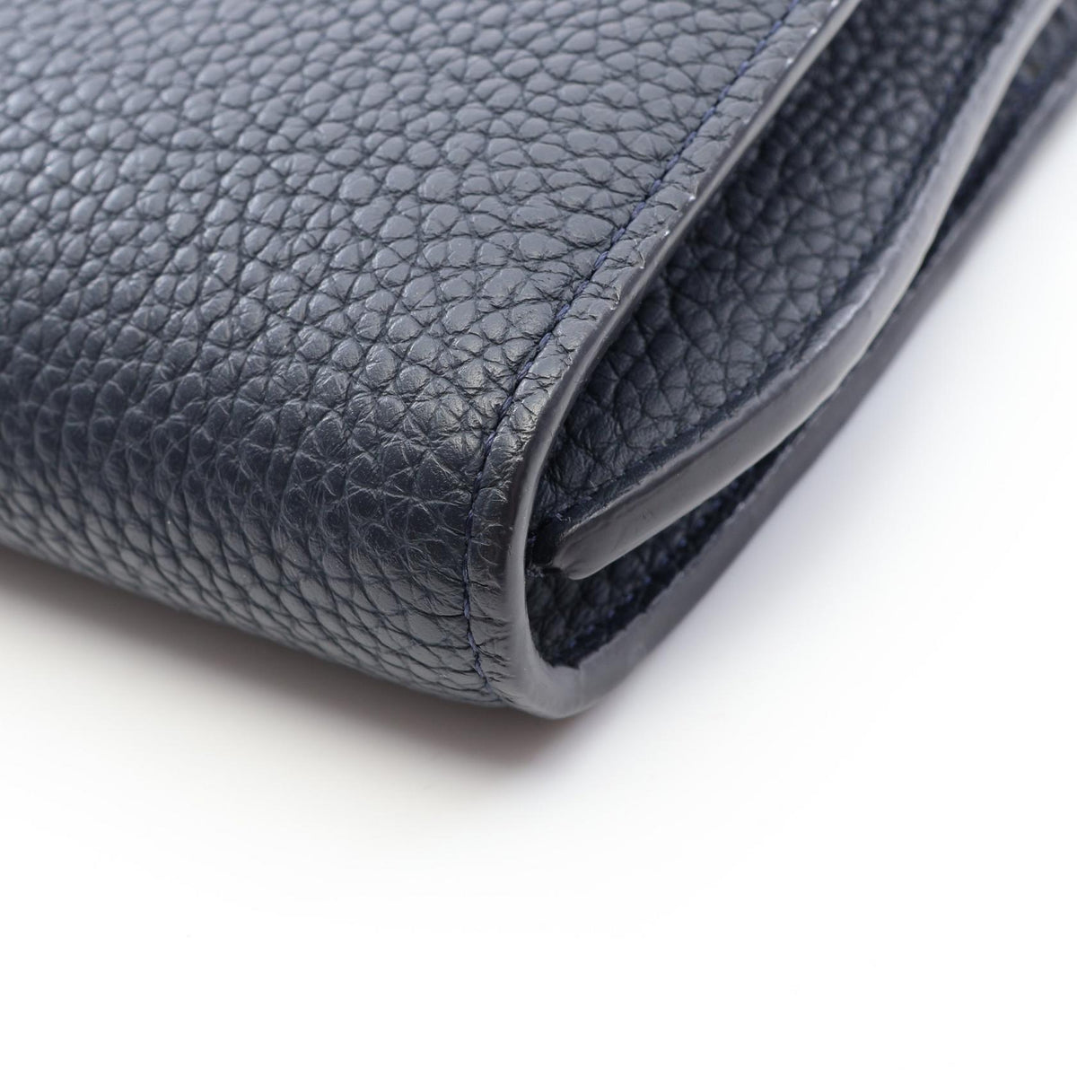 Asprey 1781 Pochette Leather Bag Blue