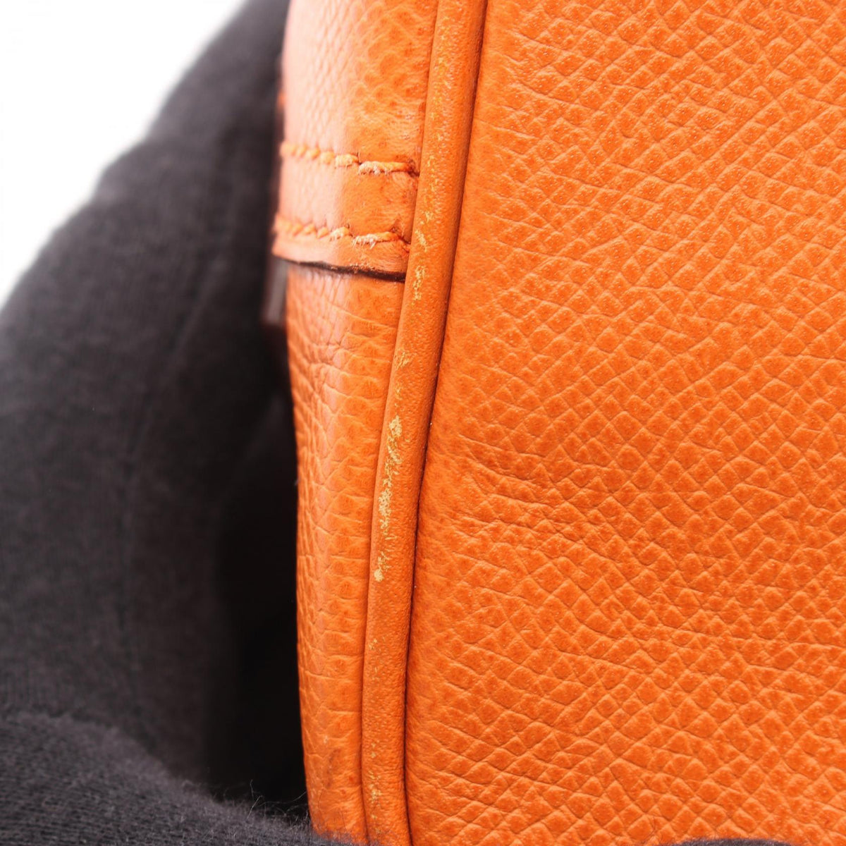 HERMES Plume 28 Veau Epsom Leather Handbag