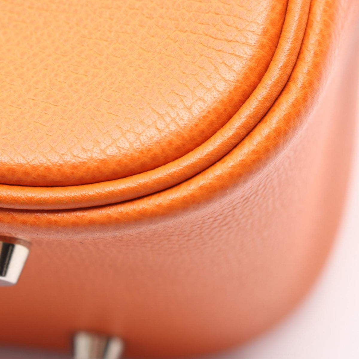 HERMES Plume 28 Veau Epsom Leather Handbag