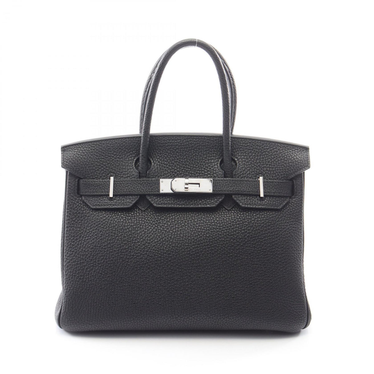 HERMES Birkin 30 Togo Leather Silver HW Handbag