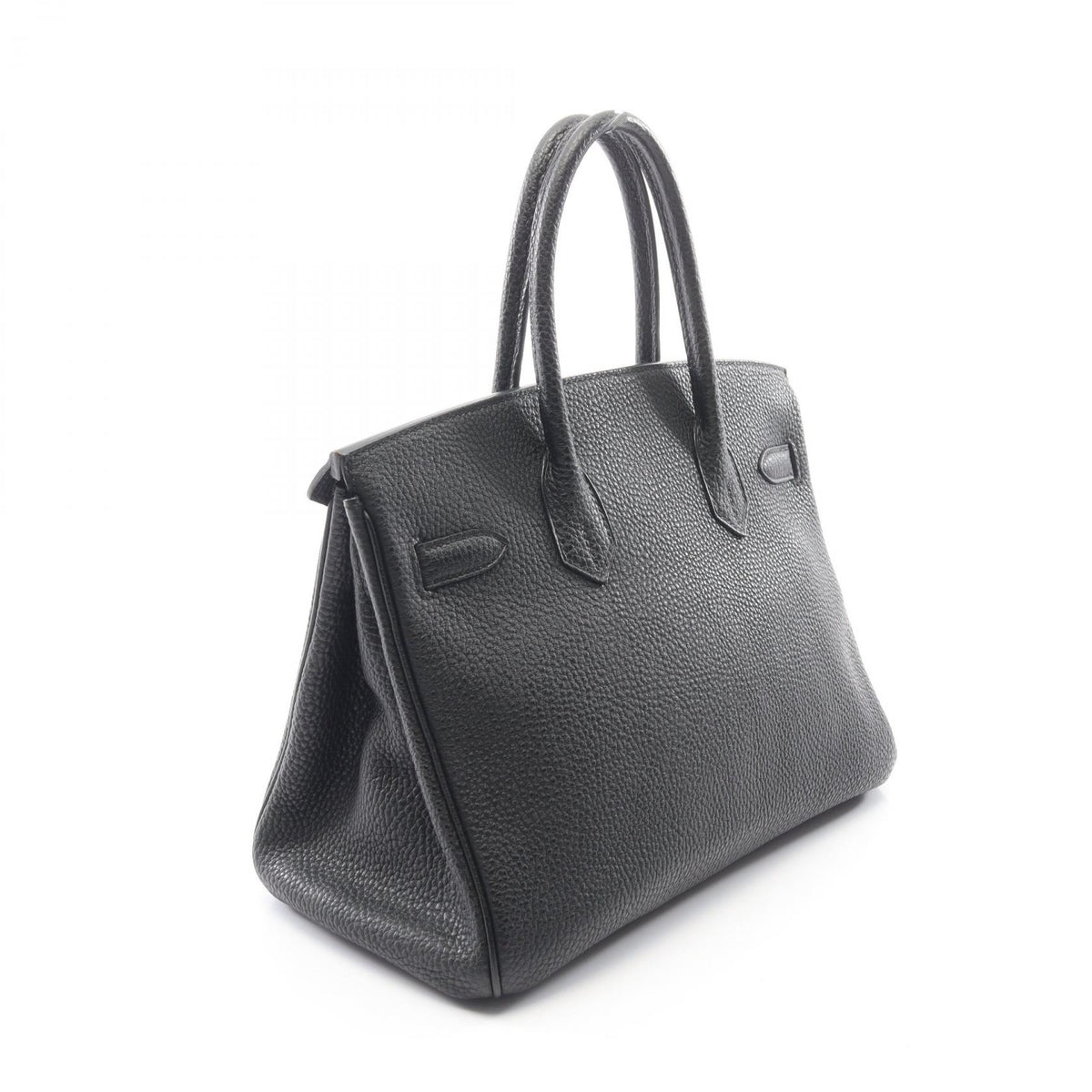 HERMES Birkin 30 Togo Leather Silver HW Handbag