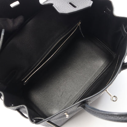 HERMES Birkin 30 Togo Leather Silver HW Handbag