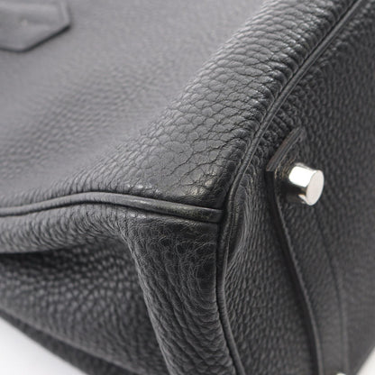HERMES Birkin 30 Togo Leather Silver HW Handbag