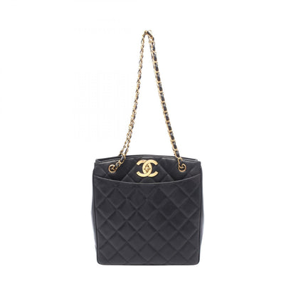 CHANEL Matelasse Caviar Skin Bag Black