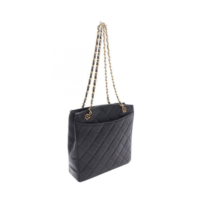 CHANEL Matelasse Caviar Skin Bag Black