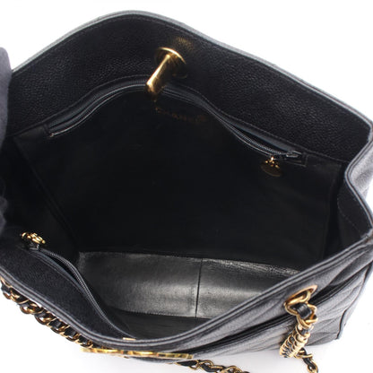 CHANEL Matelasse Caviar Skin Bag Black