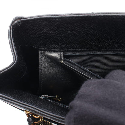 CHANEL Matelasse Caviar Skin Bag Black