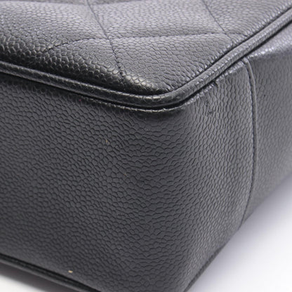 CHANEL Matelasse Caviar Skin Bag Black