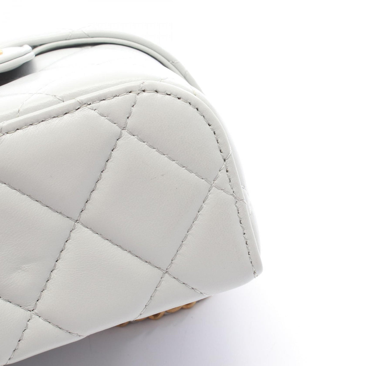 CHANEL Matelasse Vanity 2-Way Bag Blue