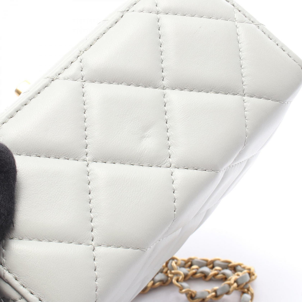 CHANEL Matelasse Vanity 2-Way Bag Blue