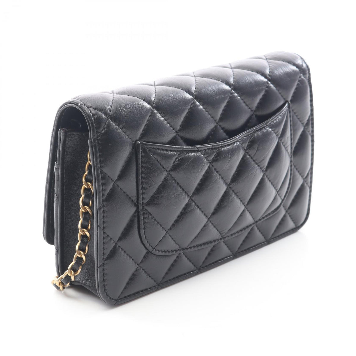 CHANEL Matelasse 2.55 Icon Charm Bag Black