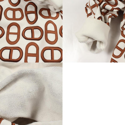 HERMES Chaine d'Ancre Hooded Long Cotton Dress Size 34