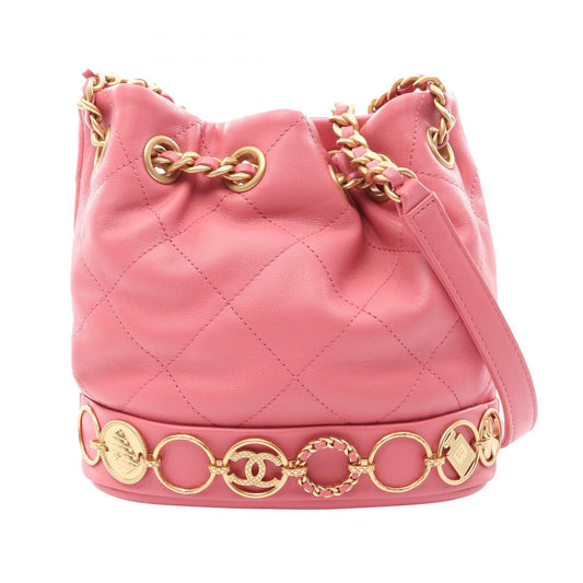 CHANEL Matelassé Lambskin Bag Pink