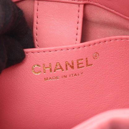 CHANEL Matelassé Lambskin Bag Pink