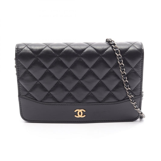 CHANEL Gabrielle de Leather Gold HW Shoulder Bag