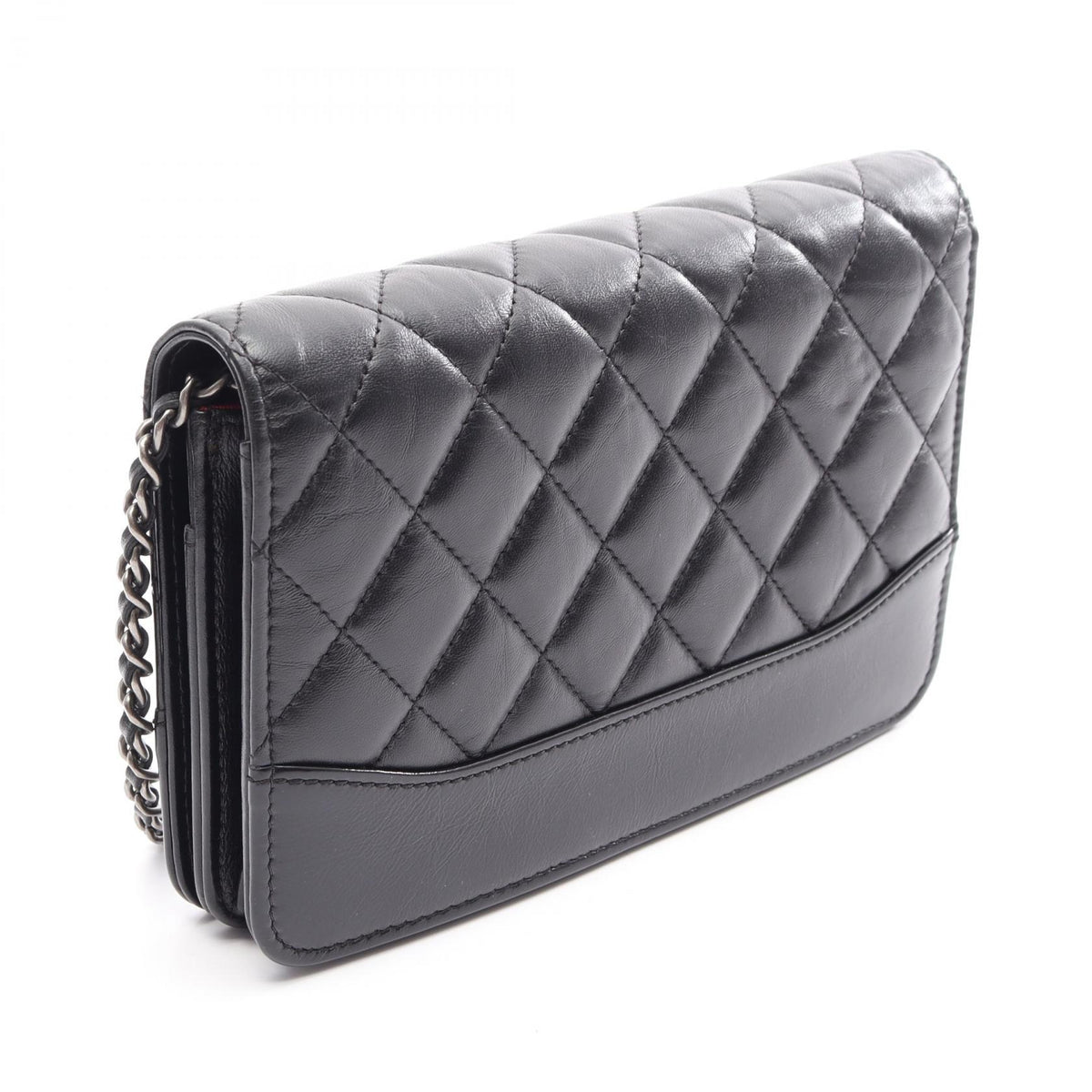 CHANEL Gabrielle de Leather Gold HW Shoulder Bag