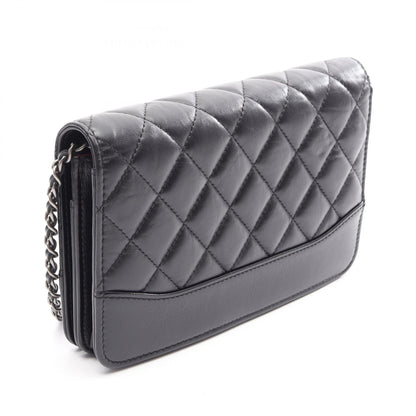 CHANEL Gabrielle de Leather Gold HW Shoulder Bag