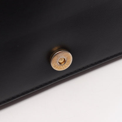 CHANEL Gabrielle de Leather Gold HW Shoulder Bag