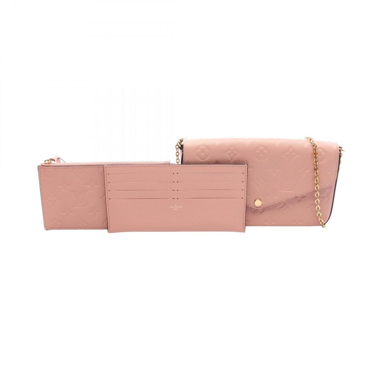 LOUIS VUITTON Monogram Empreinte Bag Pink