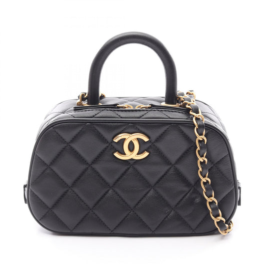CHANEL Matelasse Mini Bowling Shoulder Bag