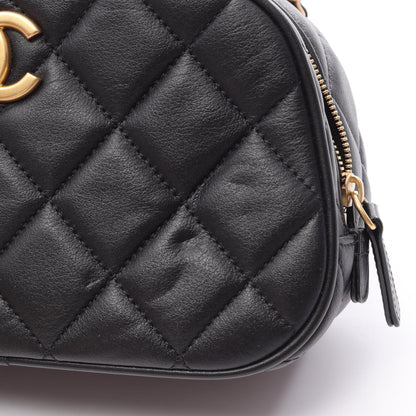CHANEL Matelasse Mini Bowling Shoulder Bag
