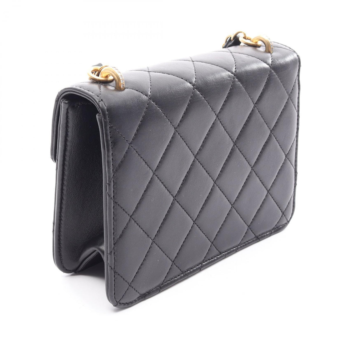 CHANEL Matelasse Lambskin Bag Black