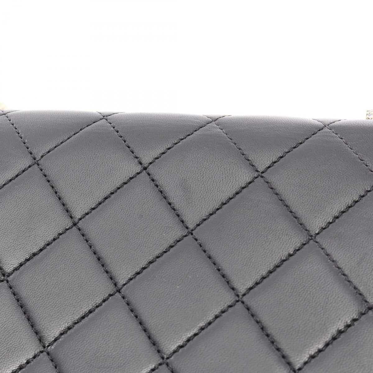 CHANEL Matelasse Lambskin Bag Black