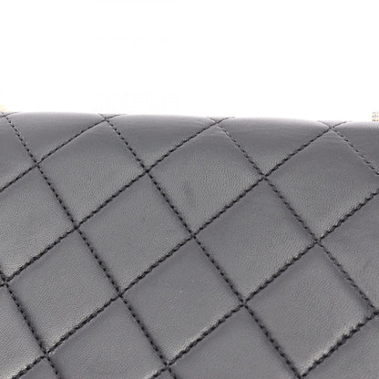 CHANEL Matelasse Lambskin Bag Black