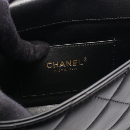 CHANEL Mini Flap Matelasse Bag Black