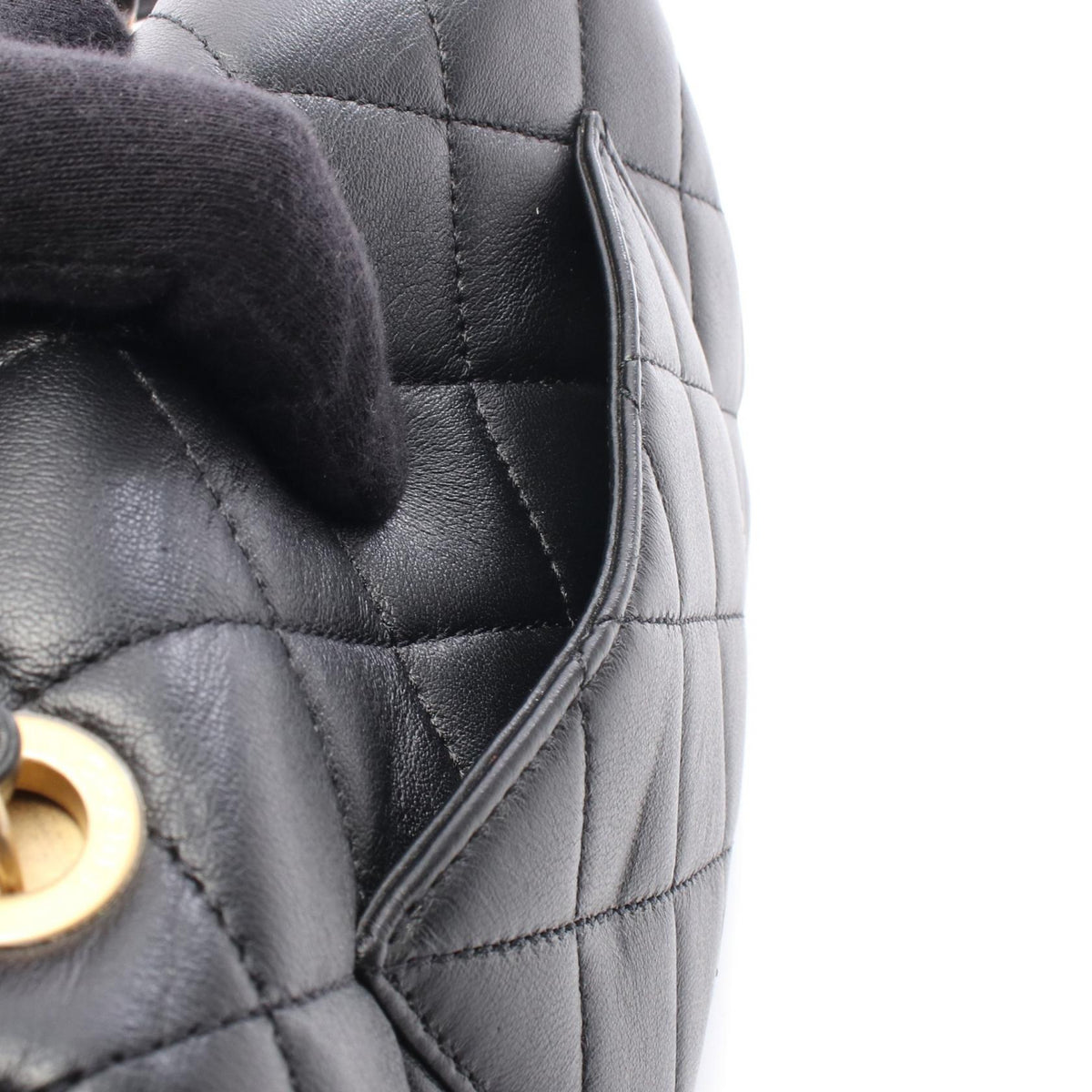 CHANEL Mini Flap Matelasse Bag Black