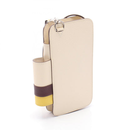 HERMES Way Phone Case Veau Shoulder Bag