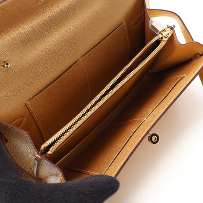 HERMES Kelly To Go Doré Chèvre Bag Gold