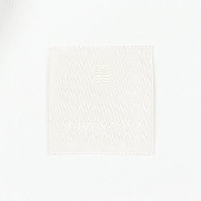GIVENCHY Logo Print Cotton Long Sleeve T-Shirt White Size XL